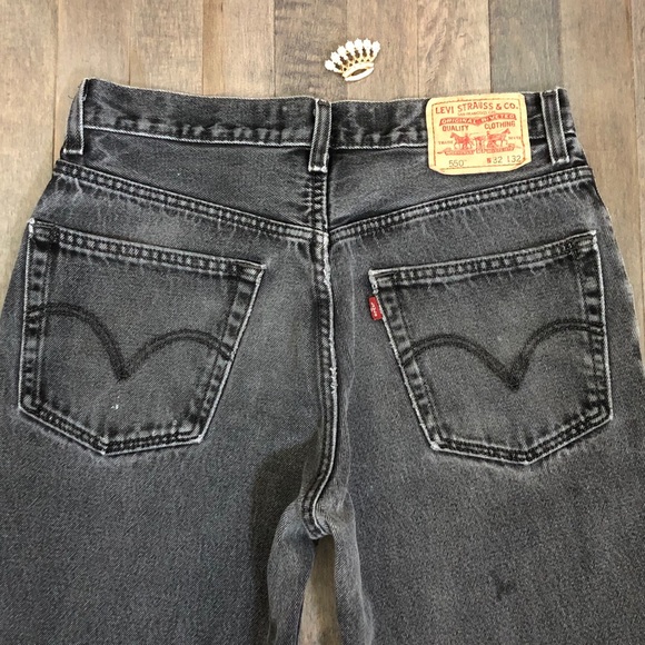 Vintage Levi’s Faded Black 550 Jeans!!! - Picture 4 of 8